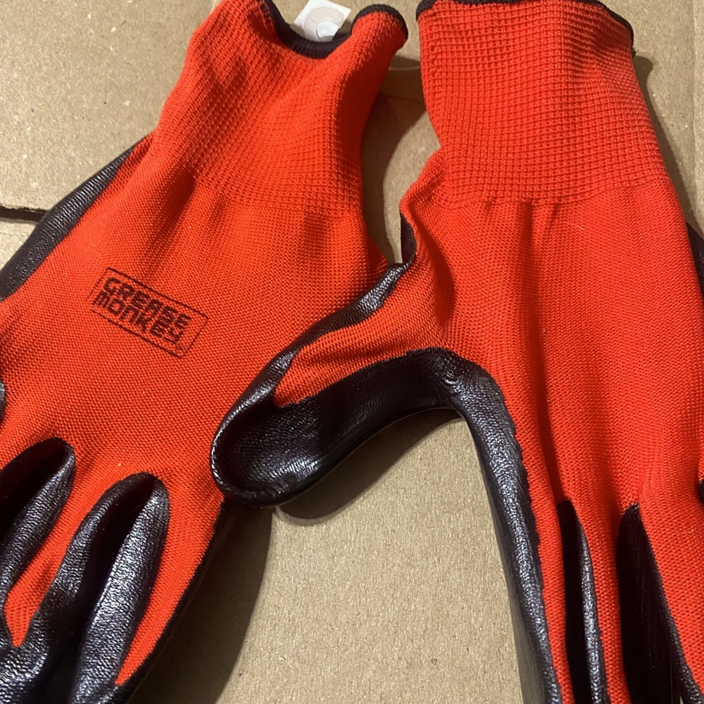 Grease monkey Nitrile gloves